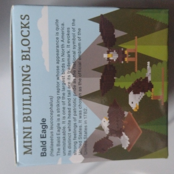 Mini Building Blocks Set - Arches National Park & Bald Eagle unopened 12 + - Picture 3 of 5